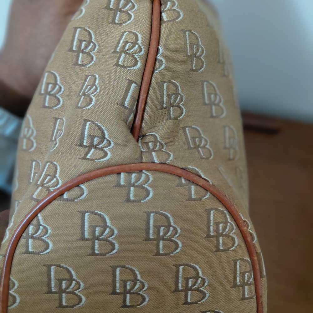 Dooney & Bourke Brown Monogram Hobo Bag - Picture 7 of 10